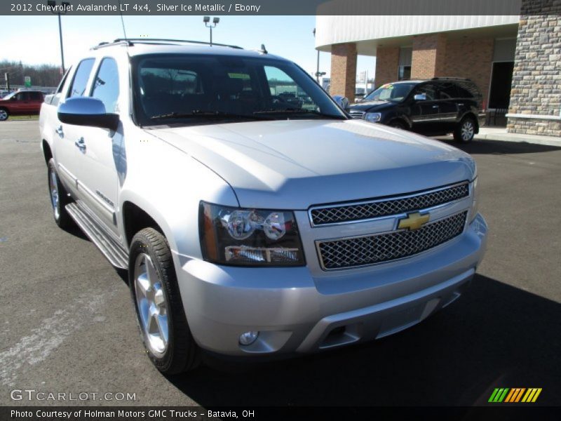 Silver Ice Metallic / Ebony 2012 Chevrolet Avalanche LT 4x4
