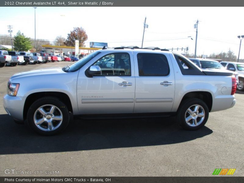 Silver Ice Metallic / Ebony 2012 Chevrolet Avalanche LT 4x4