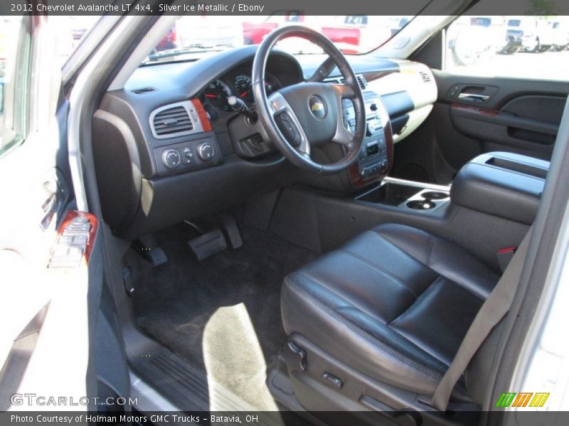 Silver Ice Metallic / Ebony 2012 Chevrolet Avalanche LT 4x4