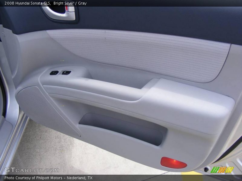 Bright Silver / Gray 2008 Hyundai Sonata GLS