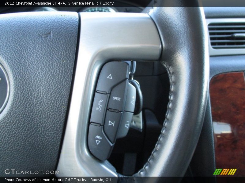 Silver Ice Metallic / Ebony 2012 Chevrolet Avalanche LT 4x4