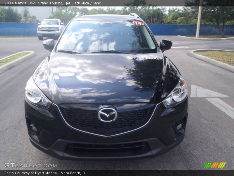 Jet Black Mica / Sand 2014 Mazda CX-5 Grand Touring