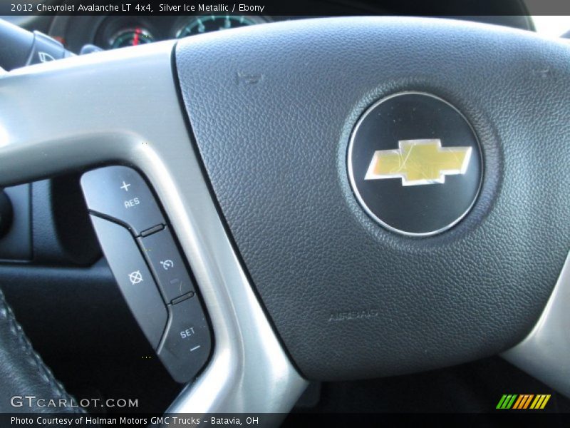 Silver Ice Metallic / Ebony 2012 Chevrolet Avalanche LT 4x4