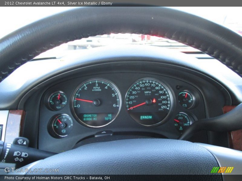 Silver Ice Metallic / Ebony 2012 Chevrolet Avalanche LT 4x4