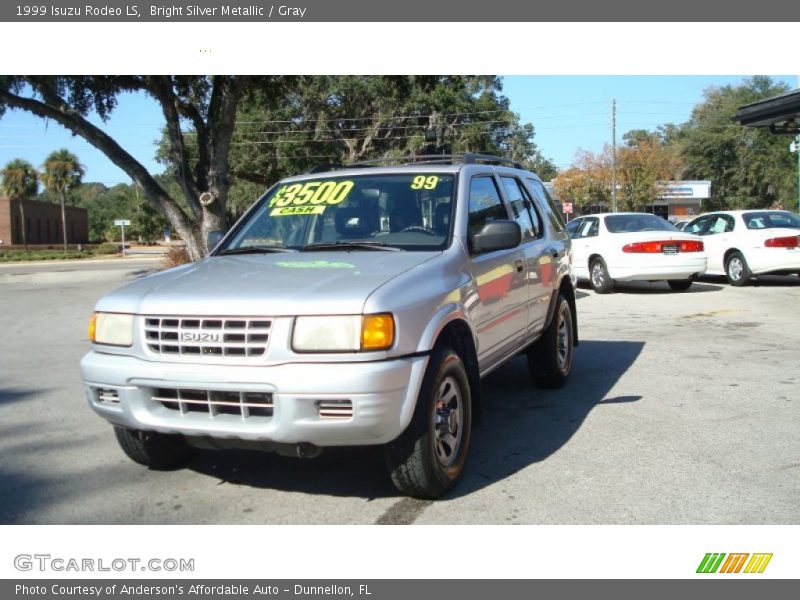 Bright Silver Metallic / Gray 1999 Isuzu Rodeo LS