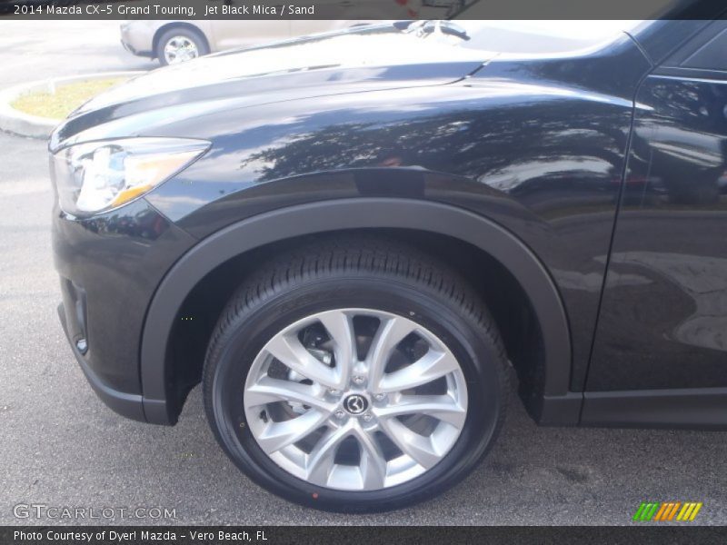 Jet Black Mica / Sand 2014 Mazda CX-5 Grand Touring