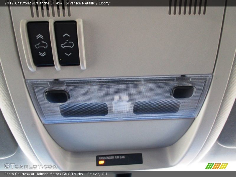 Silver Ice Metallic / Ebony 2012 Chevrolet Avalanche LT 4x4