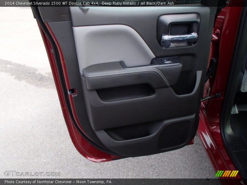 Deep Ruby Metallic / Jet Black/Dark Ash 2014 Chevrolet Silverado 1500 WT Double Cab 4x4