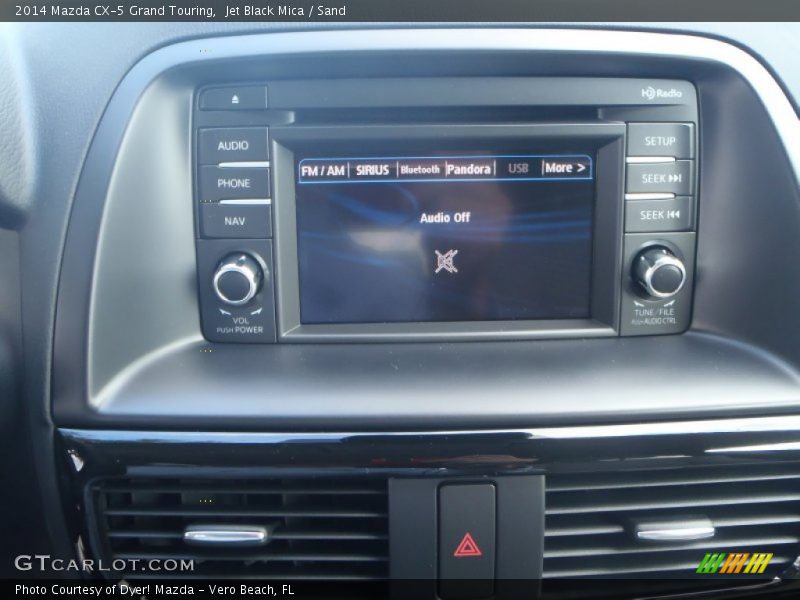 Jet Black Mica / Sand 2014 Mazda CX-5 Grand Touring