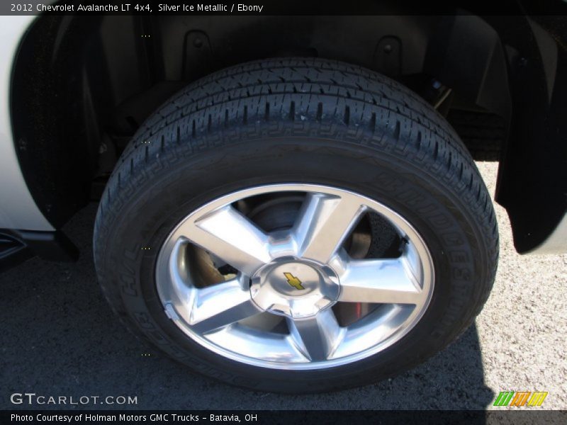Silver Ice Metallic / Ebony 2012 Chevrolet Avalanche LT 4x4