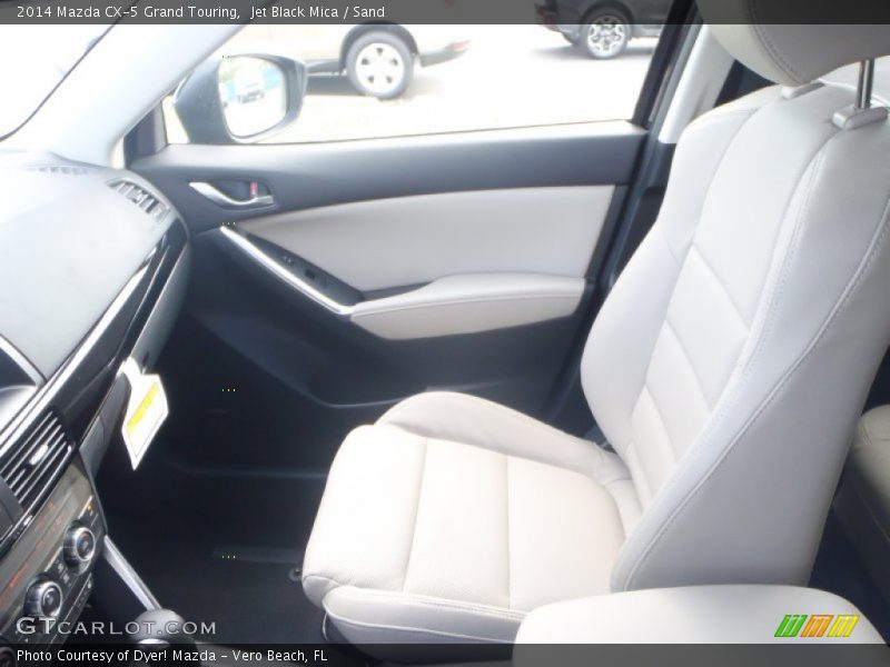 Jet Black Mica / Sand 2014 Mazda CX-5 Grand Touring