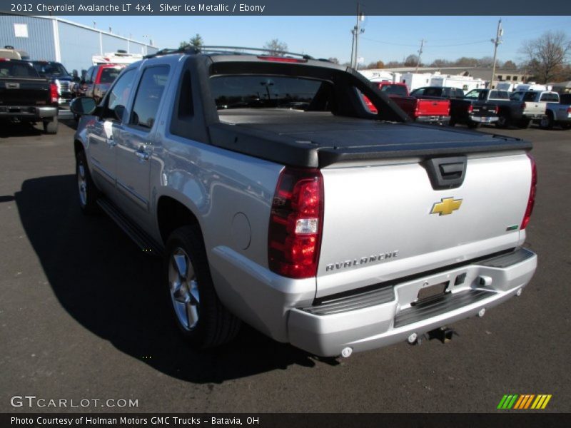 Silver Ice Metallic / Ebony 2012 Chevrolet Avalanche LT 4x4