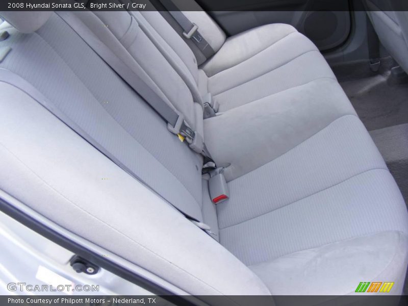 Bright Silver / Gray 2008 Hyundai Sonata GLS