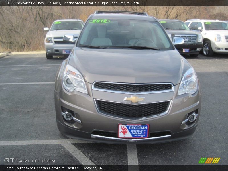 Mocha Steel Metallic / Light Titanium/Jet Black 2012 Chevrolet Equinox LTZ AWD