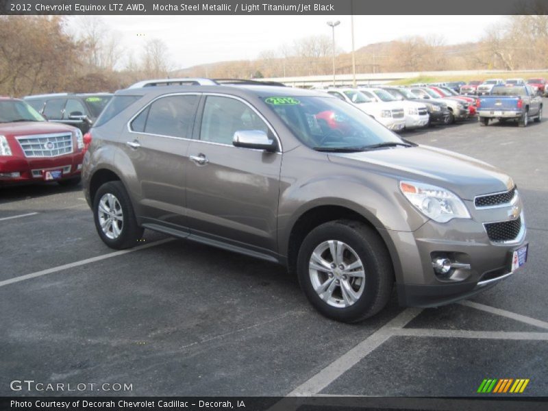 Mocha Steel Metallic / Light Titanium/Jet Black 2012 Chevrolet Equinox LTZ AWD