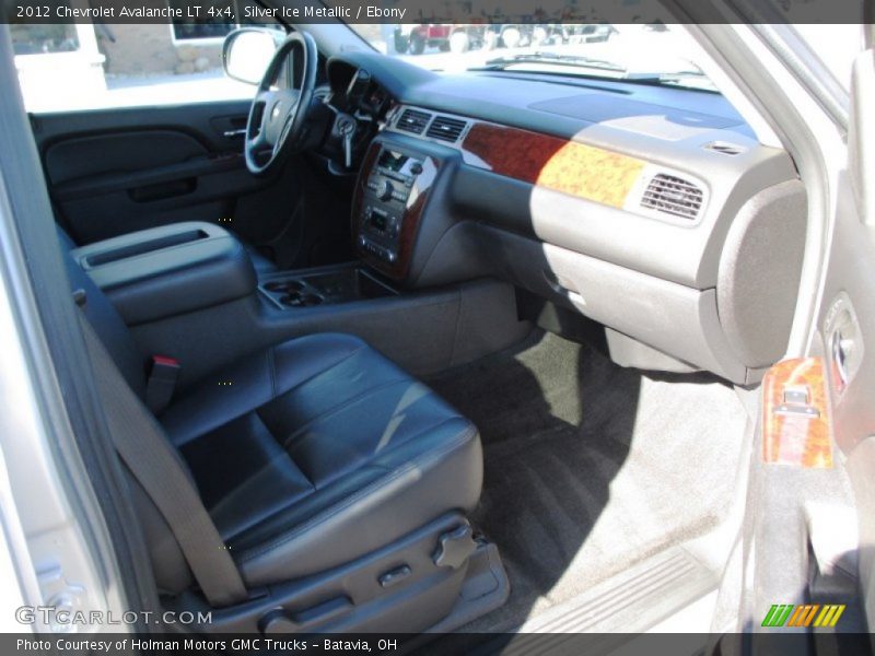 Silver Ice Metallic / Ebony 2012 Chevrolet Avalanche LT 4x4