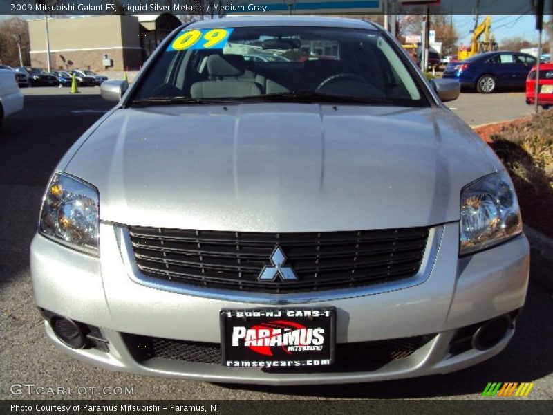 Liquid Silver Metallic / Medium Gray 2009 Mitsubishi Galant ES