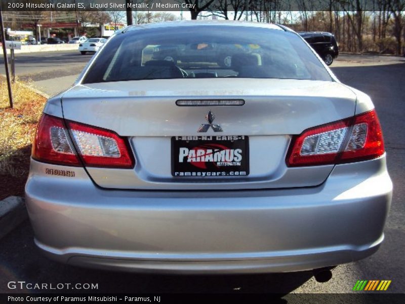Liquid Silver Metallic / Medium Gray 2009 Mitsubishi Galant ES