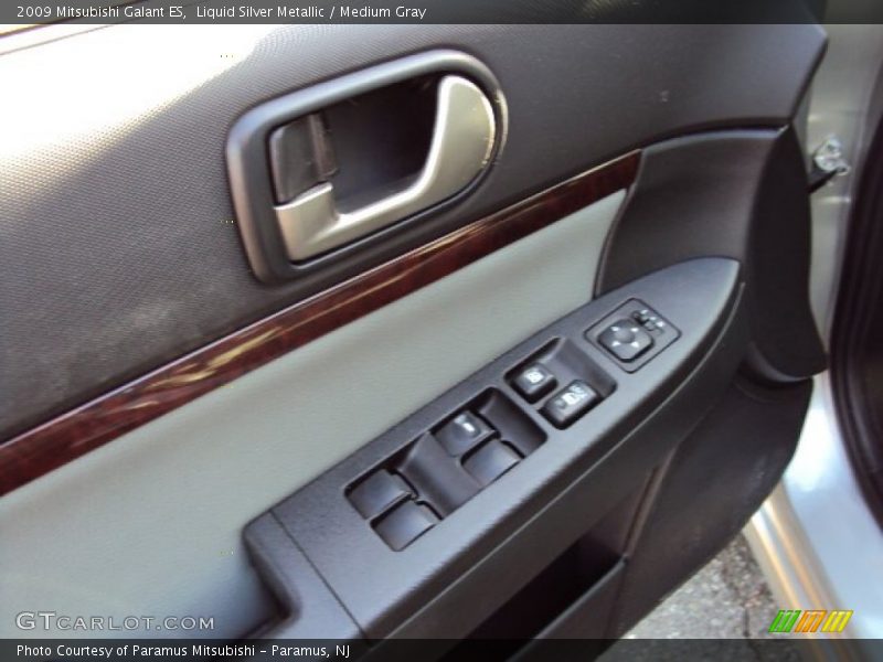 Liquid Silver Metallic / Medium Gray 2009 Mitsubishi Galant ES