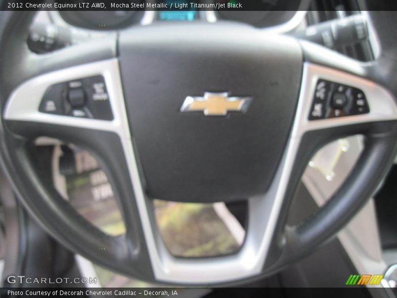 Mocha Steel Metallic / Light Titanium/Jet Black 2012 Chevrolet Equinox LTZ AWD