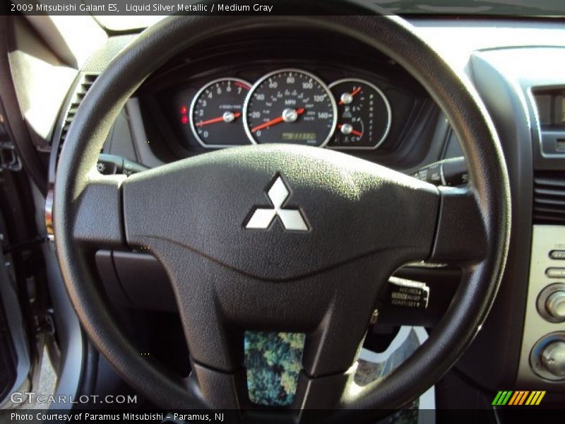 Liquid Silver Metallic / Medium Gray 2009 Mitsubishi Galant ES