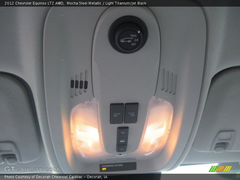 Mocha Steel Metallic / Light Titanium/Jet Black 2012 Chevrolet Equinox LTZ AWD