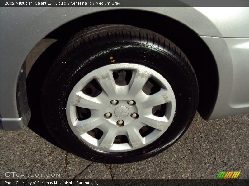Liquid Silver Metallic / Medium Gray 2009 Mitsubishi Galant ES