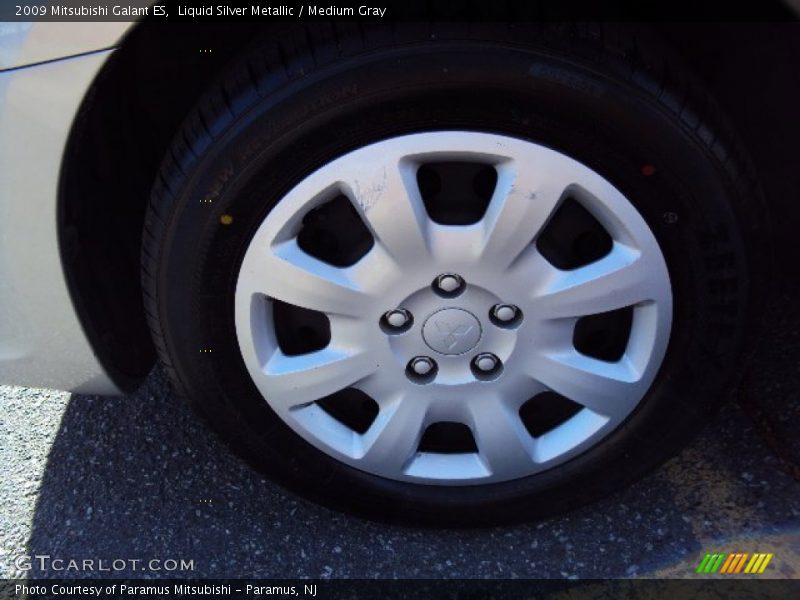 Liquid Silver Metallic / Medium Gray 2009 Mitsubishi Galant ES