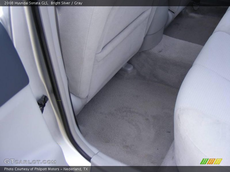 Bright Silver / Gray 2008 Hyundai Sonata GLS