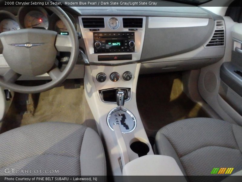 Modern Blue Pearl / Dark Slate Gray/Light Slate Gray 2008 Chrysler Sebring LX Sedan