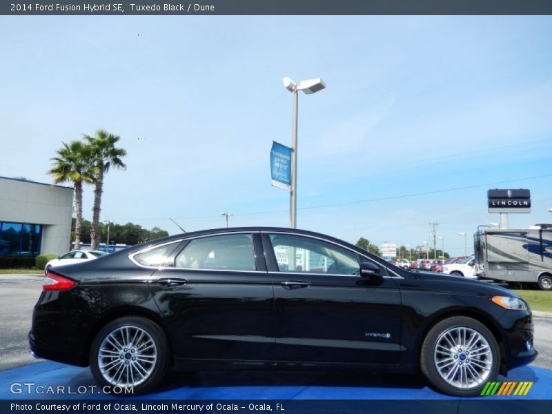 Tuxedo Black / Dune 2014 Ford Fusion Hybrid SE