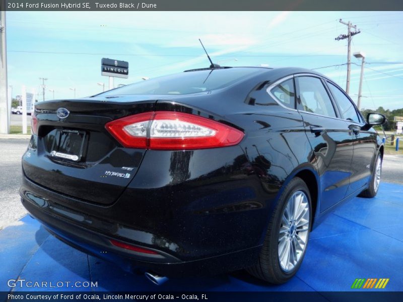Tuxedo Black / Dune 2014 Ford Fusion Hybrid SE