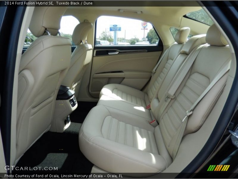 Tuxedo Black / Dune 2014 Ford Fusion Hybrid SE