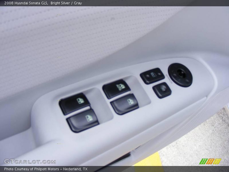 Bright Silver / Gray 2008 Hyundai Sonata GLS