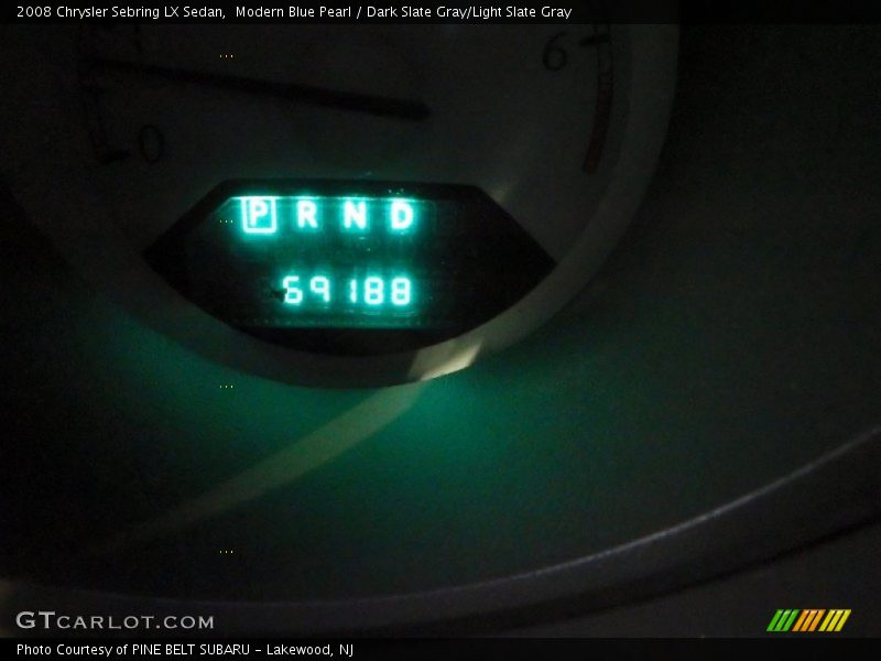 Modern Blue Pearl / Dark Slate Gray/Light Slate Gray 2008 Chrysler Sebring LX Sedan