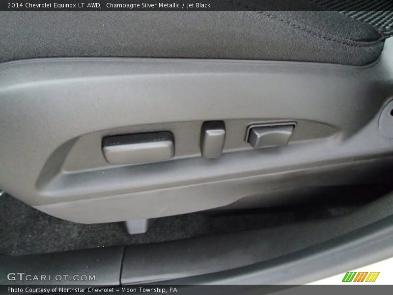 Champagne Silver Metallic / Jet Black 2014 Chevrolet Equinox LT AWD