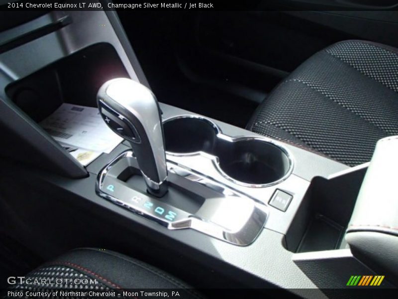 Champagne Silver Metallic / Jet Black 2014 Chevrolet Equinox LT AWD