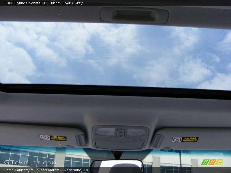 Bright Silver / Gray 2008 Hyundai Sonata GLS