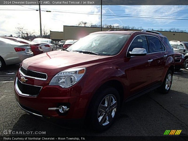 Crystal Red Tintcoat / Jet Black 2014 Chevrolet Equinox LTZ AWD