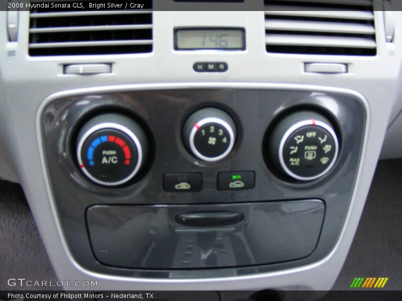 Bright Silver / Gray 2008 Hyundai Sonata GLS