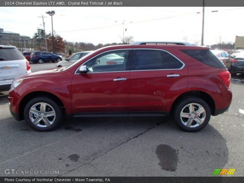Crystal Red Tintcoat / Jet Black 2014 Chevrolet Equinox LTZ AWD