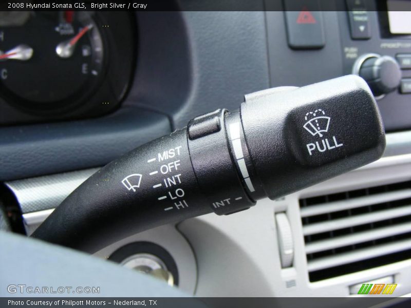 Bright Silver / Gray 2008 Hyundai Sonata GLS