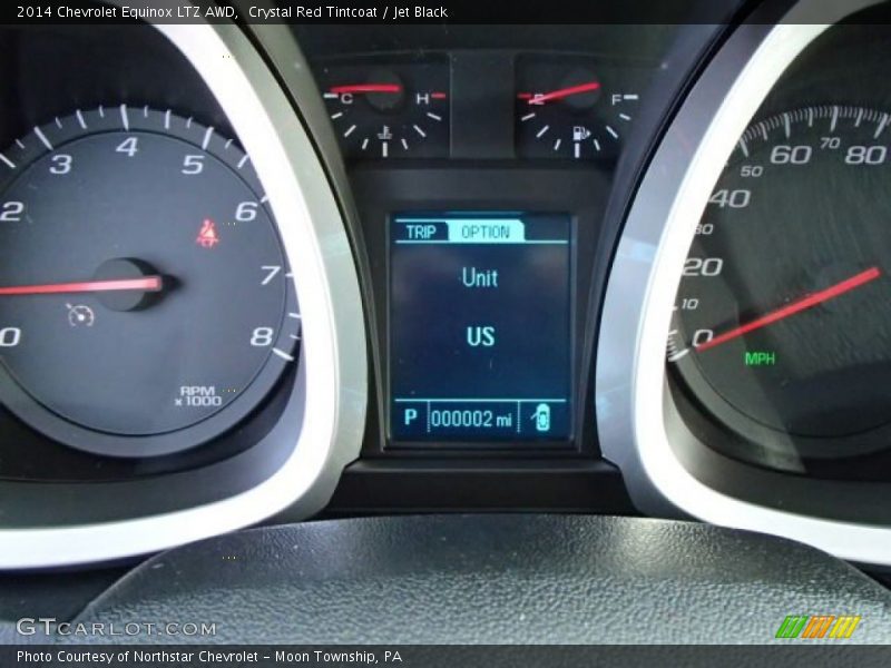 Crystal Red Tintcoat / Jet Black 2014 Chevrolet Equinox LTZ AWD