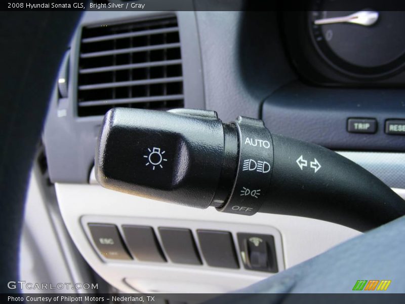 Bright Silver / Gray 2008 Hyundai Sonata GLS