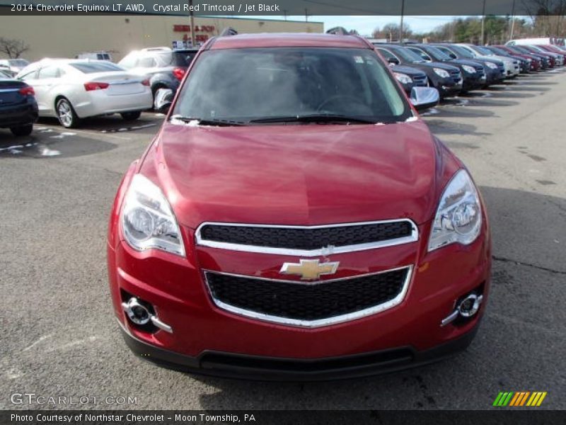 Crystal Red Tintcoat / Jet Black 2014 Chevrolet Equinox LT AWD