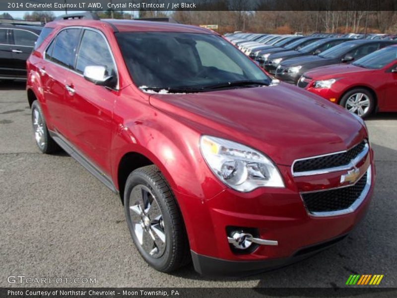 Crystal Red Tintcoat / Jet Black 2014 Chevrolet Equinox LT AWD