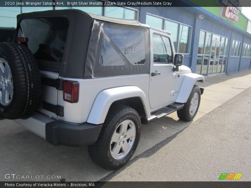 Bright Silver Metallic / Dark Slate Gray/Medium Slate Gray 2010 Jeep Wrangler Sahara 4x4