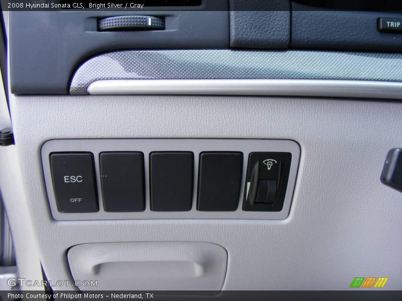 Bright Silver / Gray 2008 Hyundai Sonata GLS