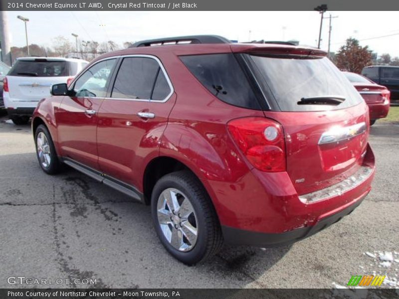 Crystal Red Tintcoat / Jet Black 2014 Chevrolet Equinox LT AWD