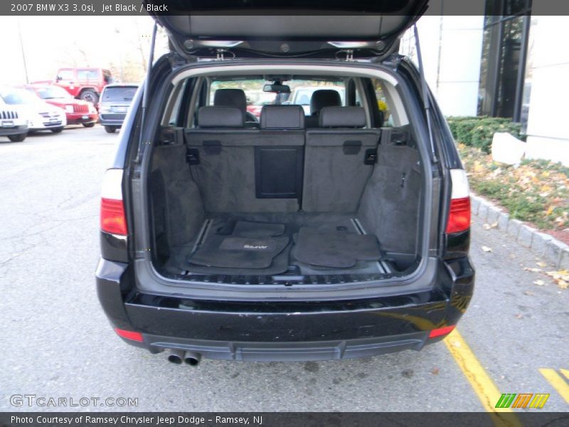Jet Black / Black 2007 BMW X3 3.0si